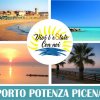 Spiaggia e mare a Porto Potenza Picena.